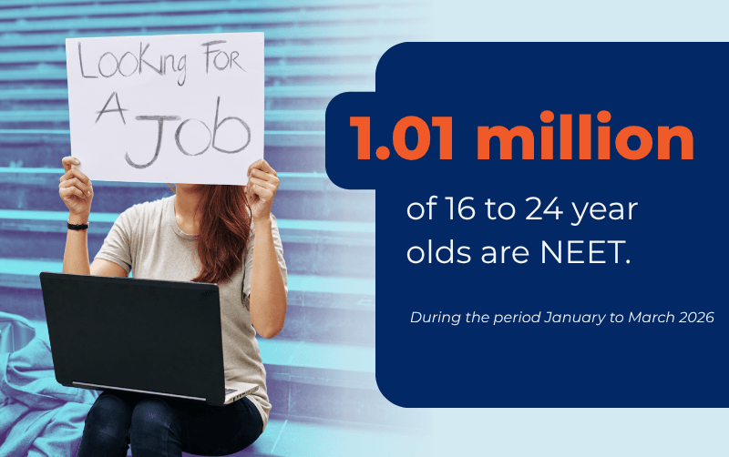 1.01m of 16 to 24 year olds are NEET (1)