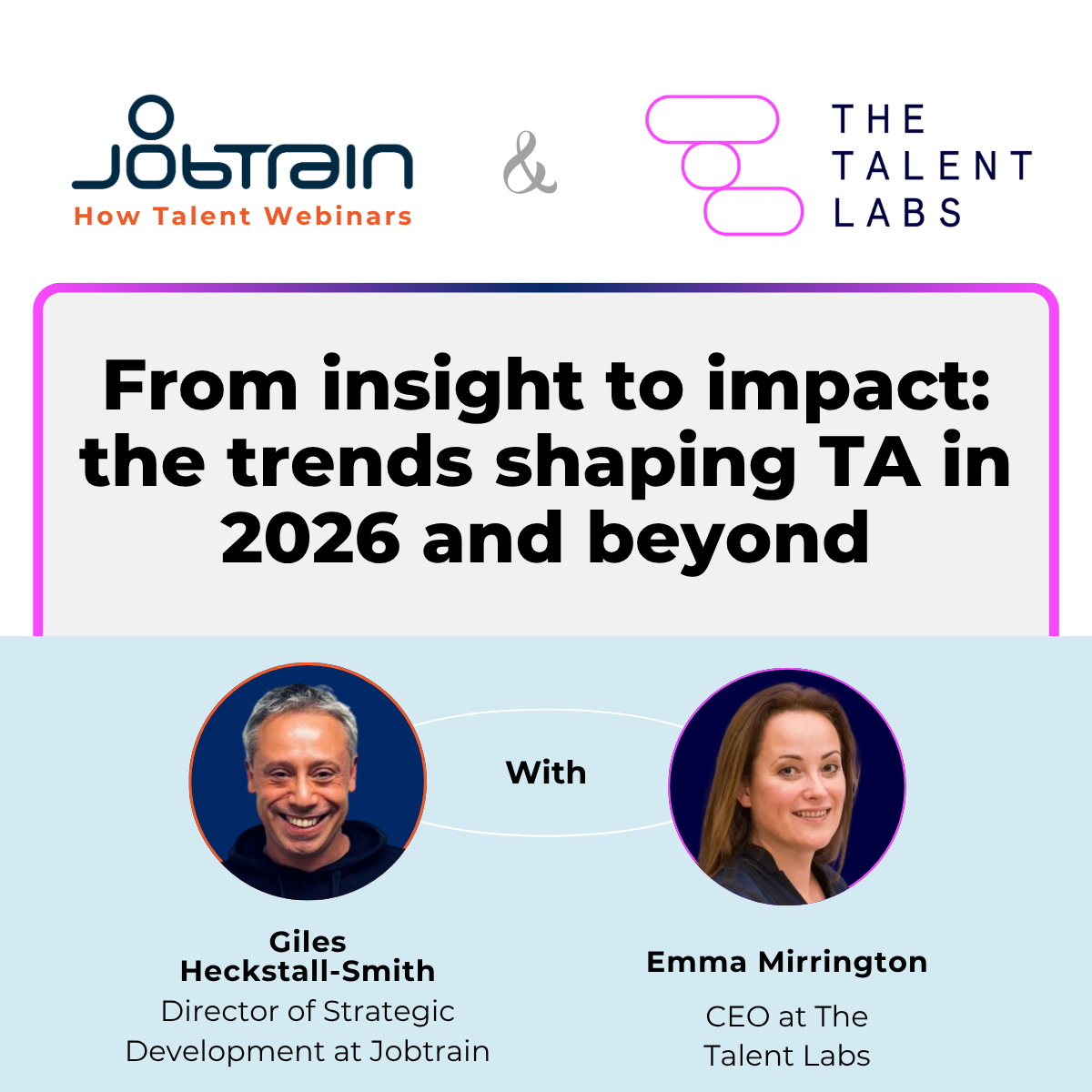 TTL webinar - From insight to impact the trends shaping TA in 2026 and beyond