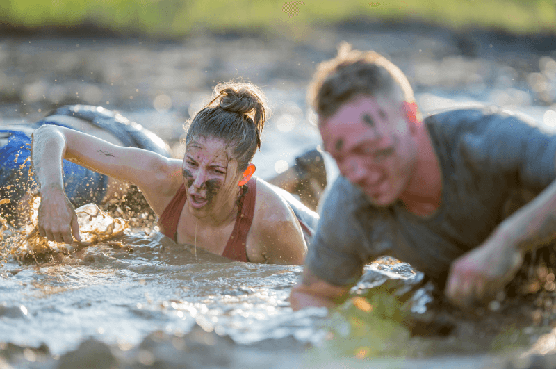 Woman doing tough mudder (1)