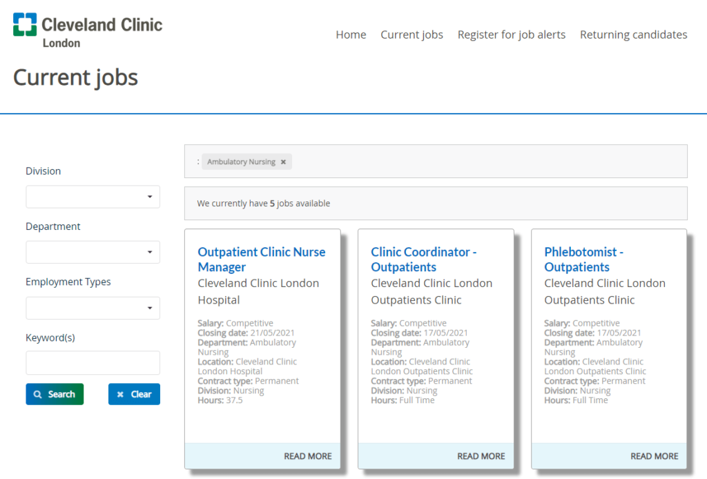Cleveland Clinic Hr Portal