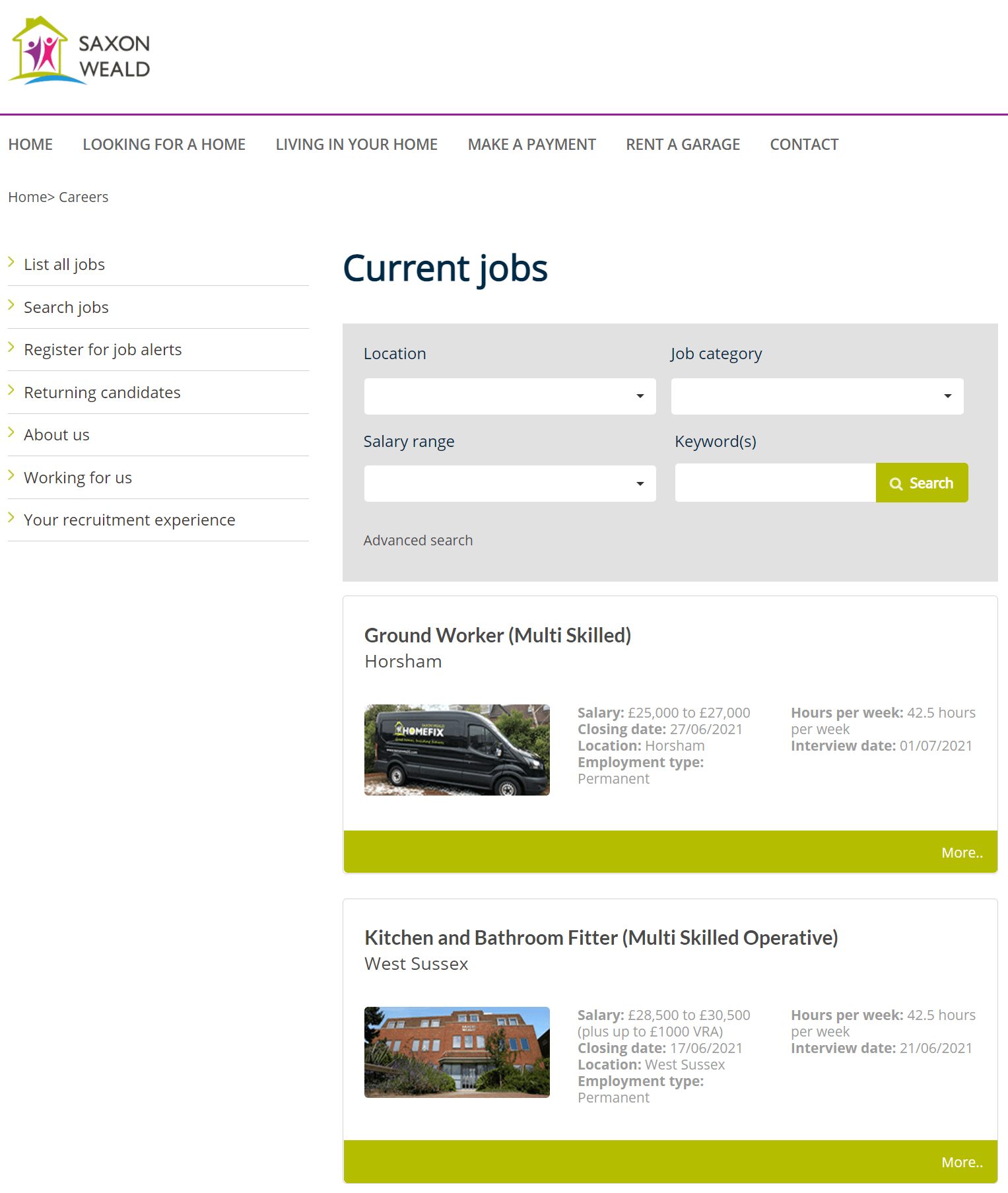 Saxon Weald Jobtrain