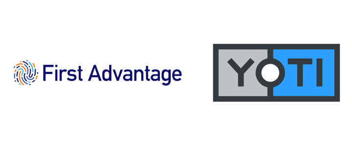 First Advantage and Yoti logos